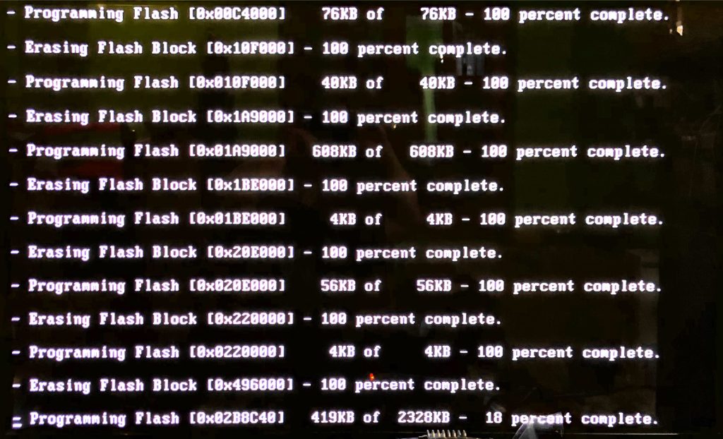 BIOS frissítés F5 verzióról F6 verzióra, az I7-7700T támogatás miatt.